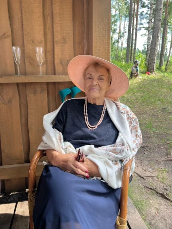 Svinot 88.dzimšanas dienu jūlijā. Foto: no privātā arhīva