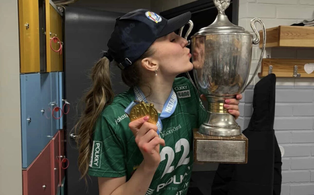 Megija Dambrehte kļūst par Somijas čempioni volejbolā, finālā pieveicot savu bijušo klubu