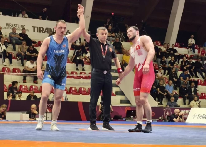 Cīkstonis Ivars Samušonoks Eiropas čempionātā izcīna ceturto vietu