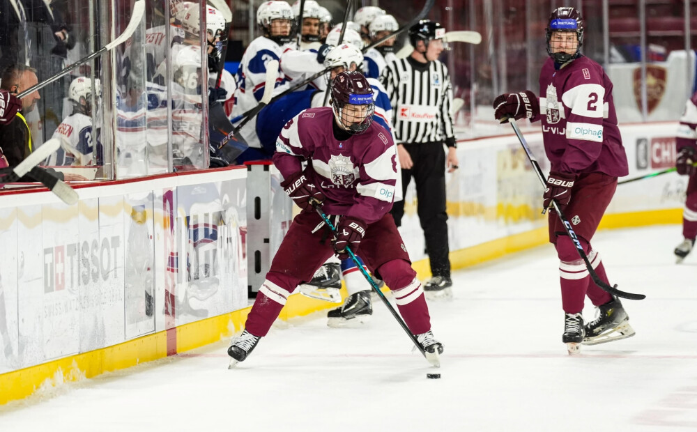 Latvijas U-18 hokejisti grauj Norvēģiju un nodrošina vietu pasaules čempionāta ceturtdaļfinālā