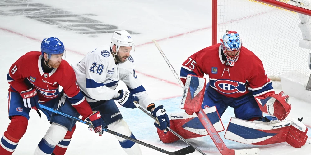 "Lightning" izbraukumā atspēlēja divu vārtu deficītu un uzvarēja ar 3:2,