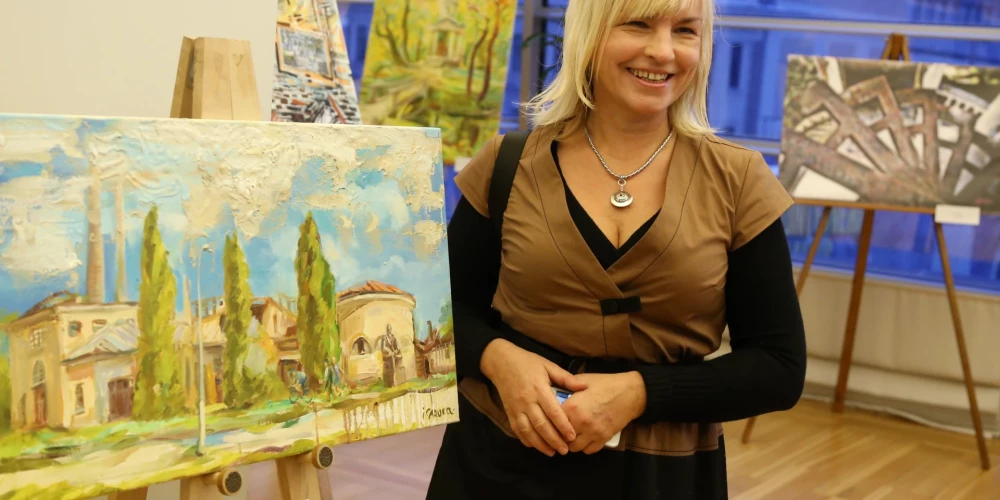 Māksliniece Ieva Caruka.