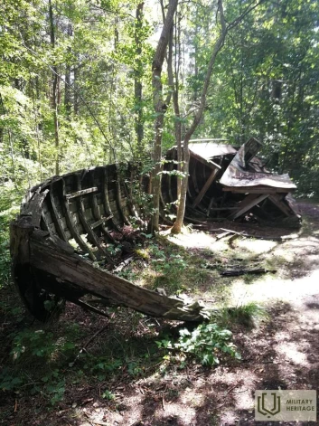 В Латвии есть место, где лодки не сожгли, а оставили умирать в лесу.