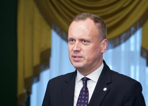 "Apvienotais saraksts" Saeimas frakcijas vadītājs Edgars Tavars. 