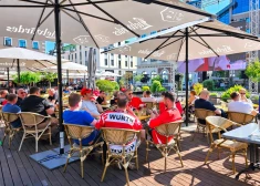 Пиво и хоккей под открытым небом: Рига готовит уличные фан-зоны с ролл-барами к ЧМ