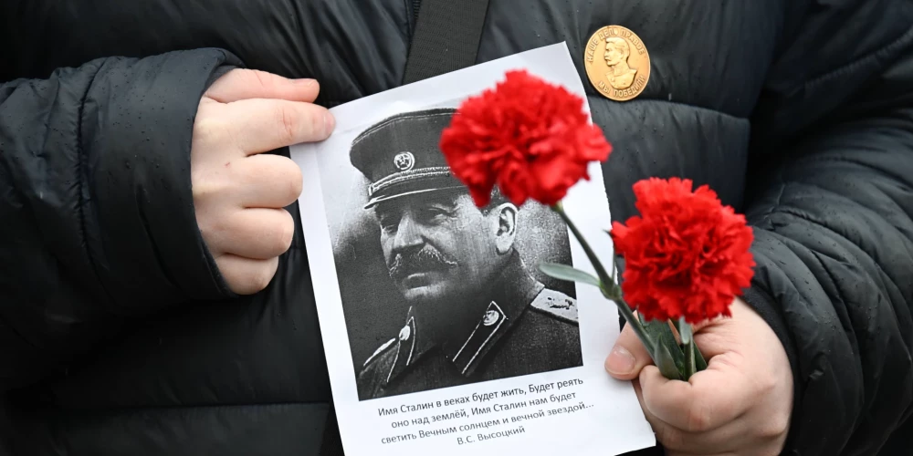 Josifa Staļina nāves gadadienas godināšana šī gada 5. martā.