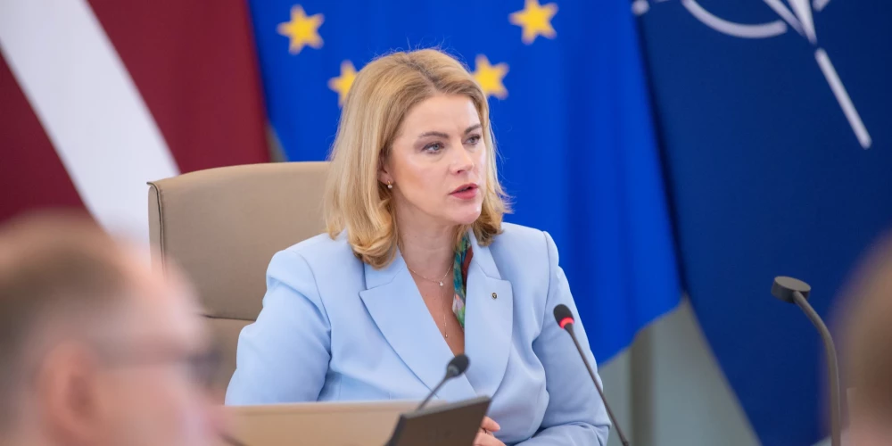 Ministru prezidente Evika Siliņa.