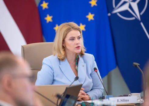 Ministru prezidente Evika Siliņa.