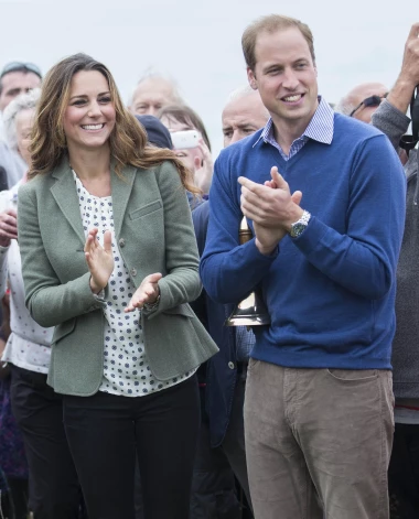 Princis Viljams un princese Ketrīna (tolaik Kembridžas hercogiene) Ziemeļvelsā 2013. gada augustā.