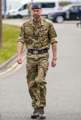 Princis Viljams viesojas Karalisko gaisa spēku bāzē Ziemeļvelsā 2026. gada 28. aprīlī.