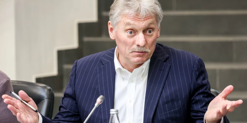 Krievijas diktatora Vladimira Putina runasvīrs Dmitrijs Peskovs.