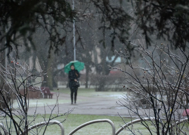 Апрель прощается почти зимней погодой: в Латвии утром зафиксировали до -5 градусов