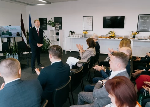 Ekonomikas ministrijas Jelgavas pārstāvniecības gadskārtas svinības (foto: Latvijas Investīciju un attīstības aģentūra)