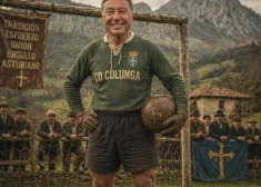 Spānijas futbola līgas spēlē vārtus sargās 70 gadus vecs vectētiņš