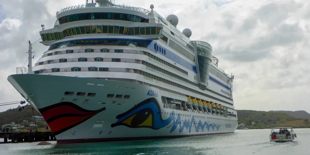 Круизный лайнер AIDA Diva по мировым меркам считается небольшим.