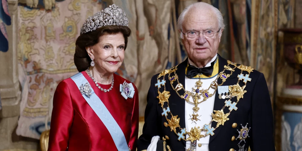 Stockholm 2026-04-30King Carl XVI Gustaf 80th birthday celebrations - Banquet - Gala dinner at Stockholm Slott.Picture: Queen silvia, King Carl XVI GustafPhoto; Patrik C Österberg// STELLA Pictures