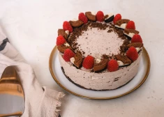 Svētku galdam – Annas Pannas siera kūka ar šokolādes cepumu ”kraukšķi”