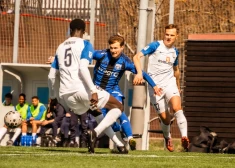 "Grobiņas" futbolisti kompensācijas laikā izrauj neizšķirtu pret "Daugavpili"