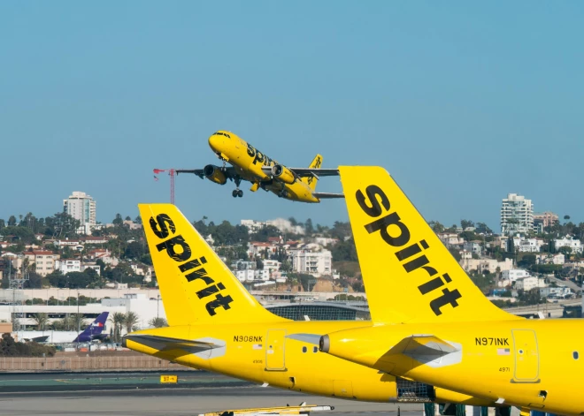 ASV zemo cenu lidsabiedrība "Spirit Airlines" atcēlusi visus lidojumus