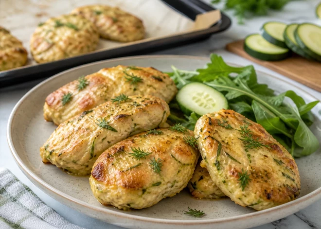 Куриные котлеты с кабачком в духовке: сочные, легкие и без жарки на сковороде