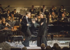 FOTO: “Lielajā dzintarā” izskanējis Raimondam Paulam veltīts koncertstāsts “Maestro”