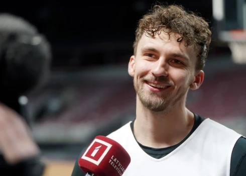 Latvijas basketbolists Kristers Zoriks.