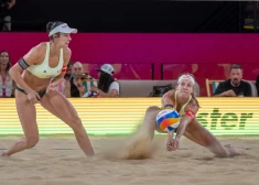 Arī Graudiņa/Samoilova Brazīlijas "Elite 16" turnīrā piekāpjas pusfinālā un cīnīsies par bronzu