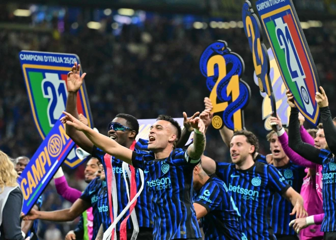 Milānas "Inter" izcīna Itālijas čempiones kroni