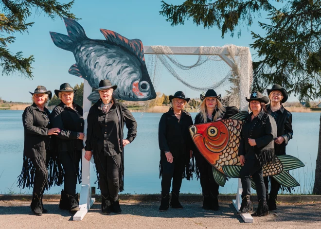 Dīķa modināšana Vērgalē (foto: Elvita Petrauska)