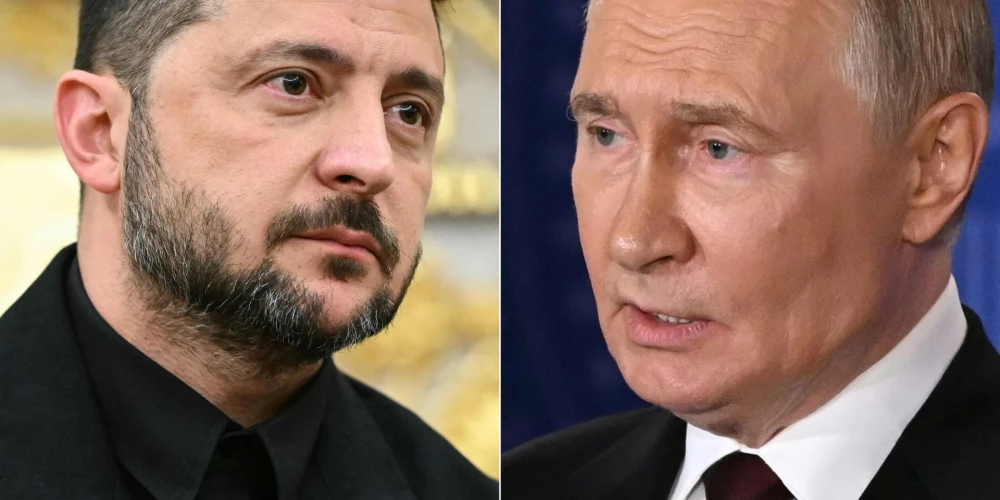 Владимир Зеленский и Владимир Путин.
