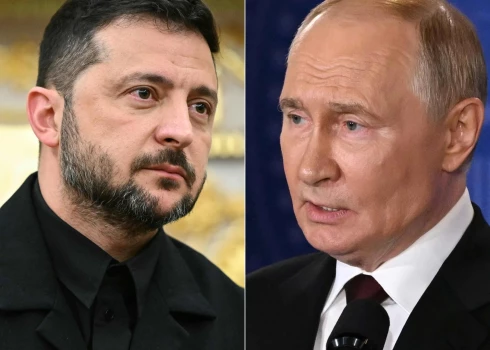 Владимир Зеленский и Владимир Путин.