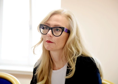Valsts valodas centra direktore Inese Muhka.