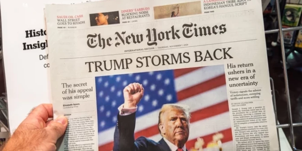 Ar Pulicera balvām godalgo Donalda Trampa politikas atspoguļojumu medijos. 