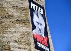 Narvā atkal izkārs "Putlera plakātu", lai pāri upei Krievijā redz attieksmi pret Kremļa saimnieku