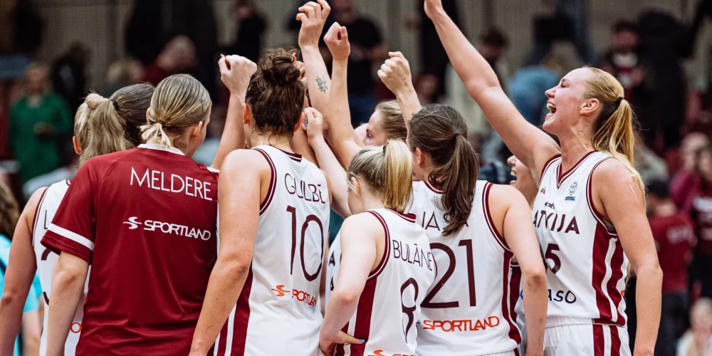 Latvijas sieviešu basketbola izlase pārliecinoši aizvadīja 2027. gada Eiropas čempionāta pirmo kvalifikācijas kārtu.