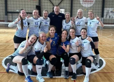 Ventspils novada meitenes triumfē Tukuma novada atklātajā čempionātā volejbola sievietēm