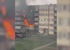 "Единственная мысль была - вынести ребенка": в Вентспилсе пожар оставил людей без жилья