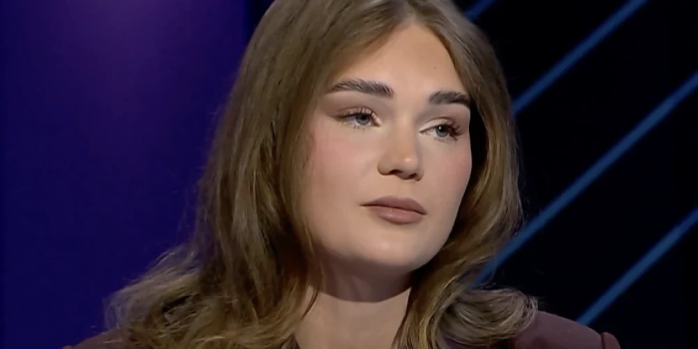 Laura Šarlote Kalvete./Kadrs no raidījuma.