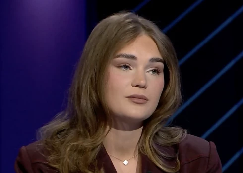 Laura Šarlote Kalvete./Kadrs no raidījuma.