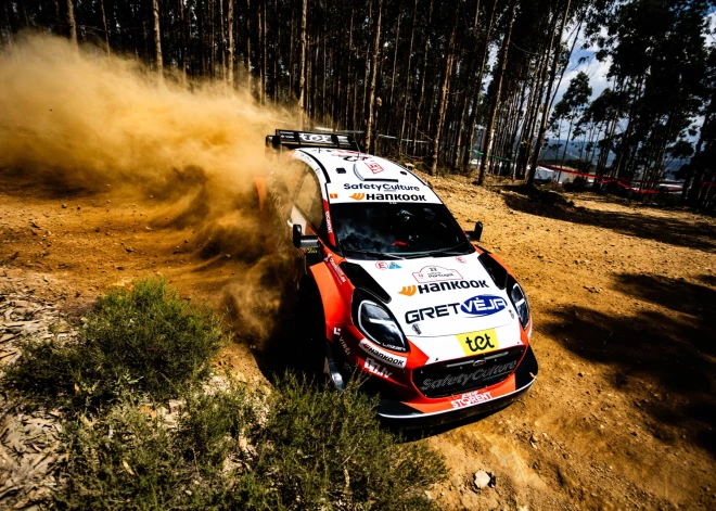 Seska ekipāžai pieticīgs rezultāts Portugāles rallija pirmajā ātrumposmā WRC klasē