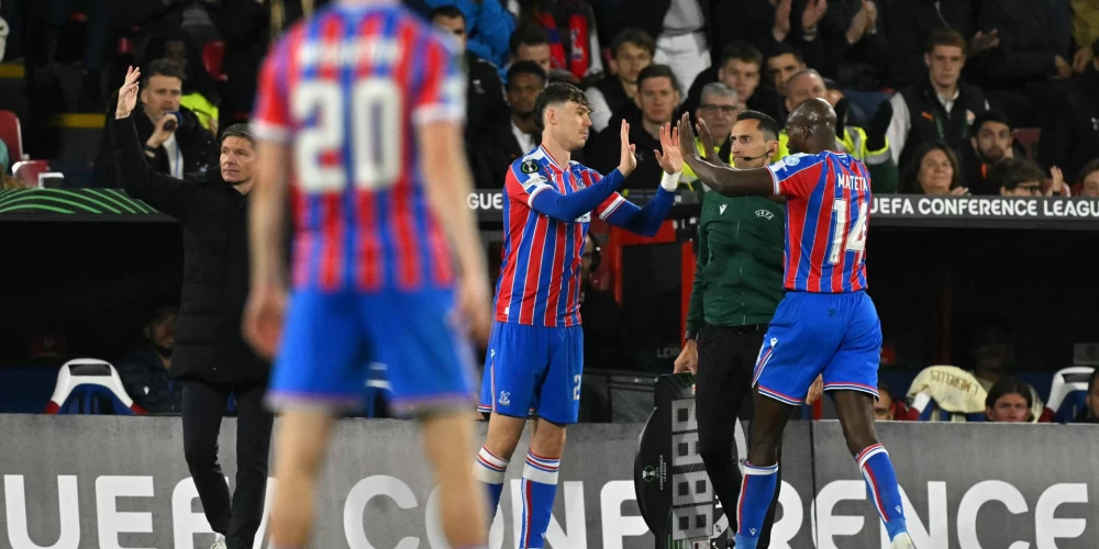 "Crystal Palace" arī atbildes spēlē pieveica "Šahtar".