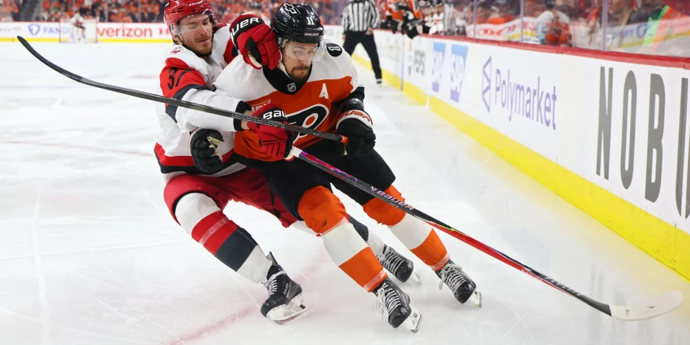 Pagaidām "Flyers" nav izdevies uzlauzt pārliecinoši spēlējošo "Hurricanes". 