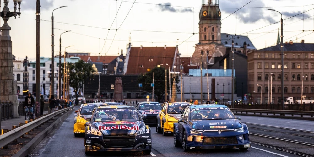 Rīgā uzņem nozīmīgu rallijkrosa notikumu. 