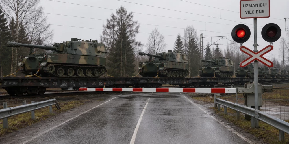 В Латвии на несколько дней возможны задержки у переездов из-за учений Spring Warrior.
