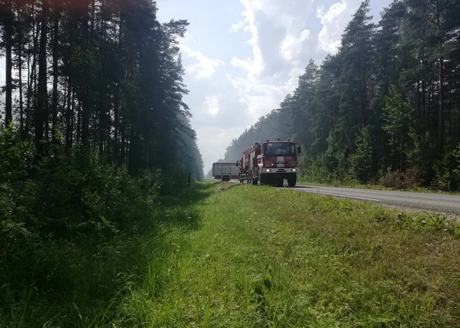 Šobrīd pietiek ar vienu dzirksteli, lai mežā izceltos postošs ugunsgrēks, brīdina VUGD