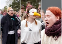 FOTO, VIDEO: sīvā cīņā izvēlēta kaiju saucienu atdarināšanas konkursa čempione