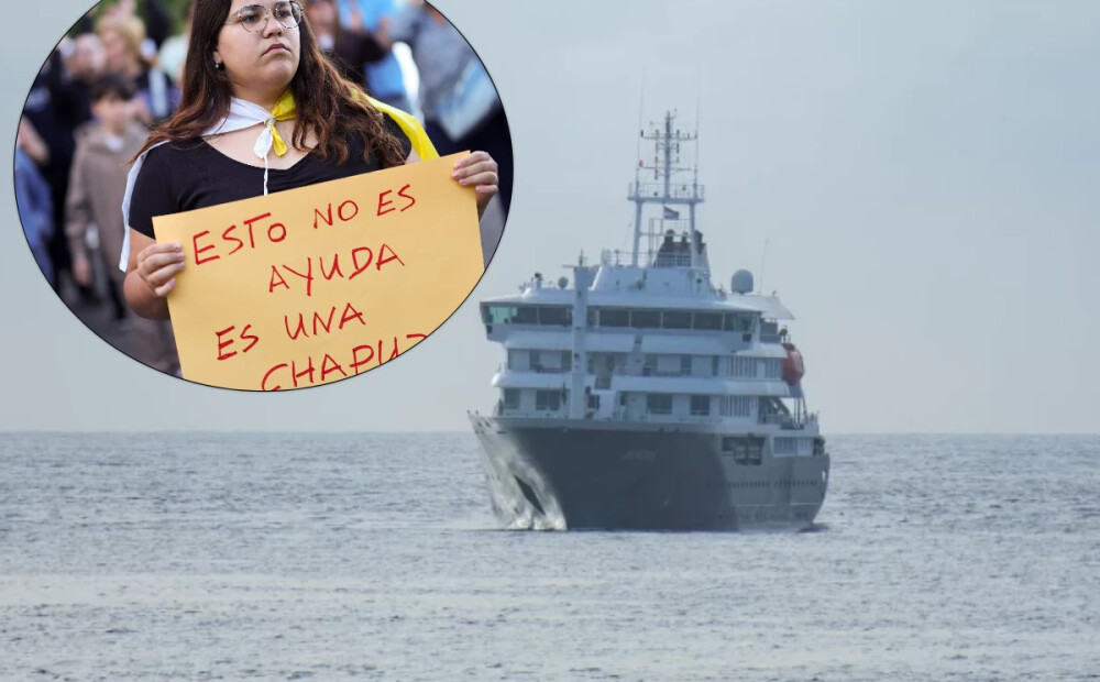 Tenerifes iedzīvotāji protestē pret vīrusa skartā kruīza kuģa ierašanos salā. ASV situāciju klasificē kā “3. līmeņa ārkārtas situāciju”