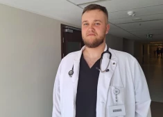 Rezidents stāsta par darbu Liepājas Reģionālajā slimnīcā