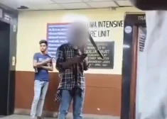 ВИДЕО: мужчина с мачете в голове спокойно ждал, пока врачи обратят на него внимание в больнице