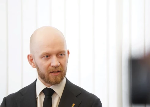 Глава фракции "Прогрессивных" в Сейме Андрис Шуваев.